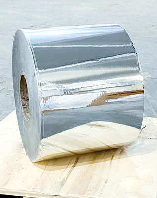 Bảng giấy dán kim BOPP bạc nhẹ 50μm Độ dày mặt keo tổng hợp