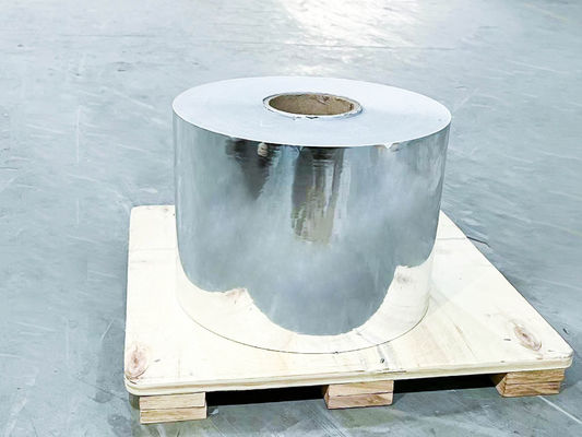 Bảng giấy dán kim BOPP bạc nhẹ 50μm Độ dày mặt keo tổng hợp