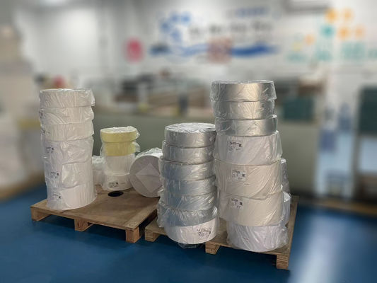 Nhãn giấy dán cao gọn chống nước BOPP 75μm Độ dày mặt