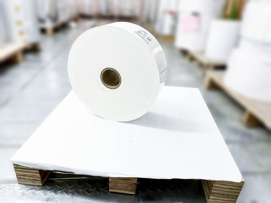 Bản thân dán nhãn BOPP cuộn, giấy nhãn sáng bóng rõ ràng 25μ độ dày mặt