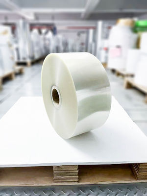 Vật liệu nhãn BOPP minh bạch, giấy tự dán Jumbo Roll