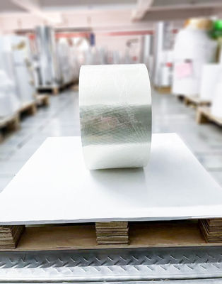 Giấy giấy dán hình cuộn lớn màu trắng sáng PET BOPP SGS phê duyệt