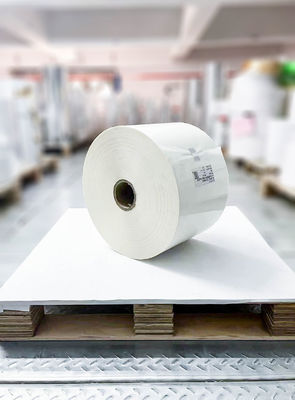 Dầu keo BOPP nhãn cuộn, nhãn giấy dính 50u độ dày mặt