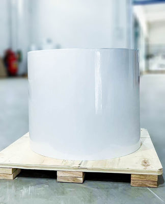 80g/m2 Giấy phủ chất lượng cao,Viscosity Permanent Acrylic Adhesive,White Glassine Paper