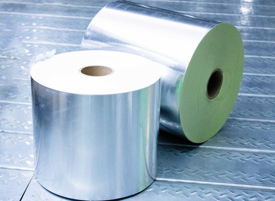 Matte Silver PET Adhesive Back Printer Paper Roll 50u Độ dày bề mặt
