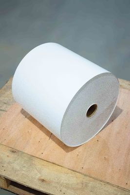 Chất liệu nhiệt chống nước Giấy dán nhãn 75μ Độ dày bề mặt đặc biệt dính