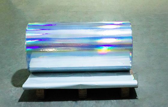 Glue nóng chảy tự dính Holographic Film nhãn nhiệt 25u Độ dày bề mặt