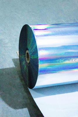 Glue nóng chảy tự dính Holographic Film nhãn nhiệt 25u Độ dày bề mặt