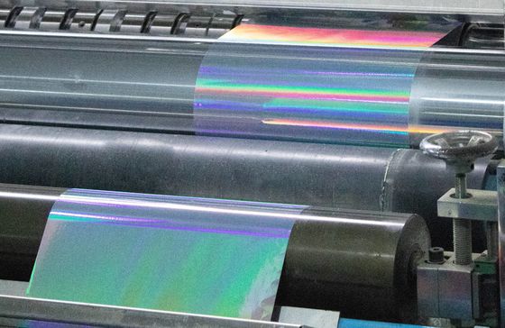 chống nước tự dính Holographic Film Label giấy 50u Độ dày bề mặt