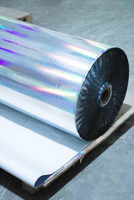 chống nước tự dính Holographic Film Label giấy 50u Độ dày bề mặt