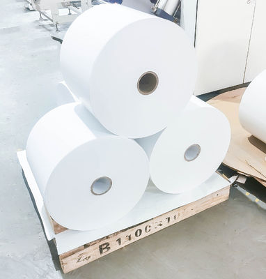 Glue nóng chảy tự dính giấy tổng hợp cuộn 75u Độ dày bề mặt Inkjet Matte
