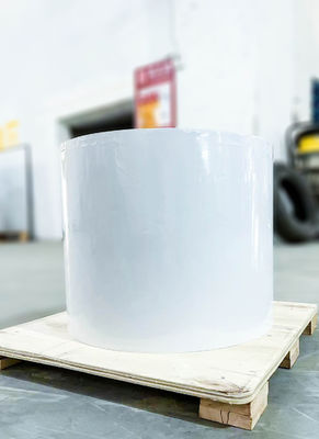 Bảng giấy dán màu trắng sáng PVC, độ dày bề mặt 100u