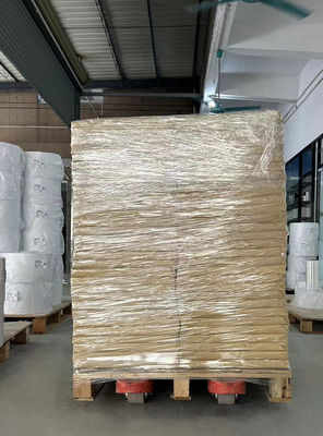 Glu tổng hợp giấy nhiệt tự dán Giấy cuộn Jumbo chống trầy xước
