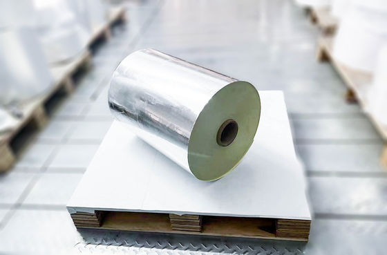 Light Silver PET Blank Self Adhesive Label Material Oil Glue Sticker Type Roll