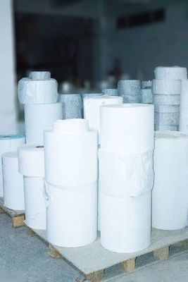 Bản thân dán nhãn nhiệt Jumbo cuộn, giấy dán đệm 54u Độ dày bề mặt
