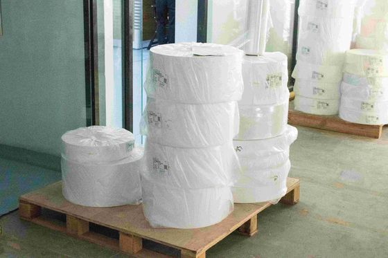 Chất keo nóng chảy Jumbo Roll giấy nhiệt, 75u bề mặt độ dày giấy chống nhiệt