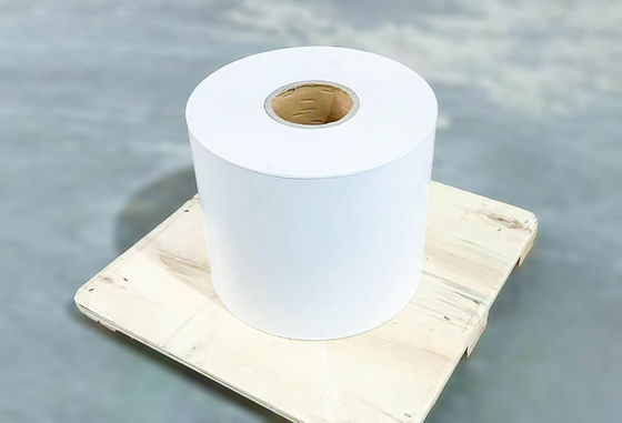 Chất keo nóng chảy Jumbo Roll giấy nhiệt, 75u bề mặt độ dày giấy chống nhiệt
