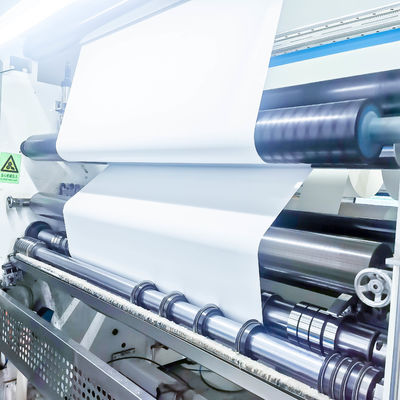 SGS được chứng nhận Jumbo White Paper Roll, Printing Roll Paper Độ dày bề mặt 100u