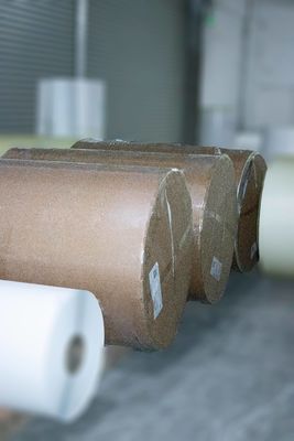 Glue nóng chảy nhãn nhiệt cuộn, Kraft giấy Jumbo cuộn 80u Độ dày bề mặt