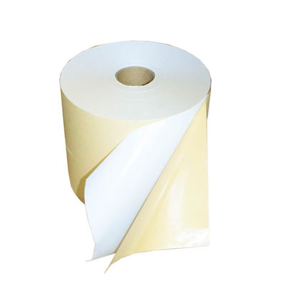 Không in tự dán Kraft giấy cuộn nước hoạt động dính chống xói 80g