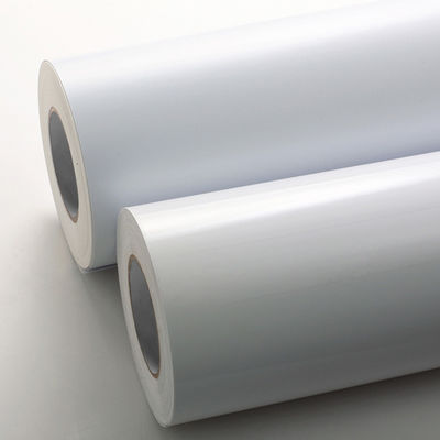 80gsm Bảng giấy phủ bọc vật liệu in nhãn với chất kết dính acrylic vĩnh viễn tăng cường