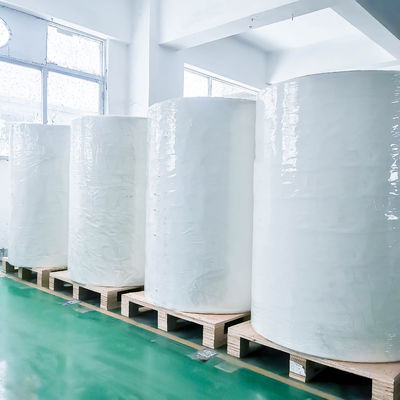 80g Nhãn giấy phủ với chất kết dính acrylic vĩnh viễn độ nhớt và giấy thủy tinh trắng