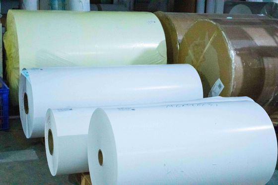 Vật liệu nhãn nhà in 80g giấy phủ với chất kết dính vĩnh viễn và độ nhớt