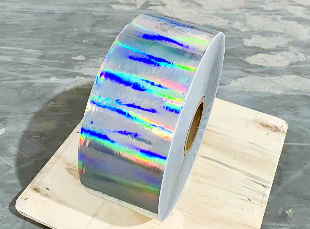 Glue dầu tự dính Holographic Film Roll loại Mylar chống trầy xước