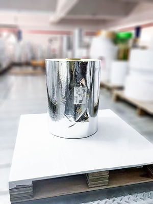 Giá tốt. Extra Sticky Light Silver BOPP Adhesive Jumbo Roll Label được chứng nhận SGS trực tuyến